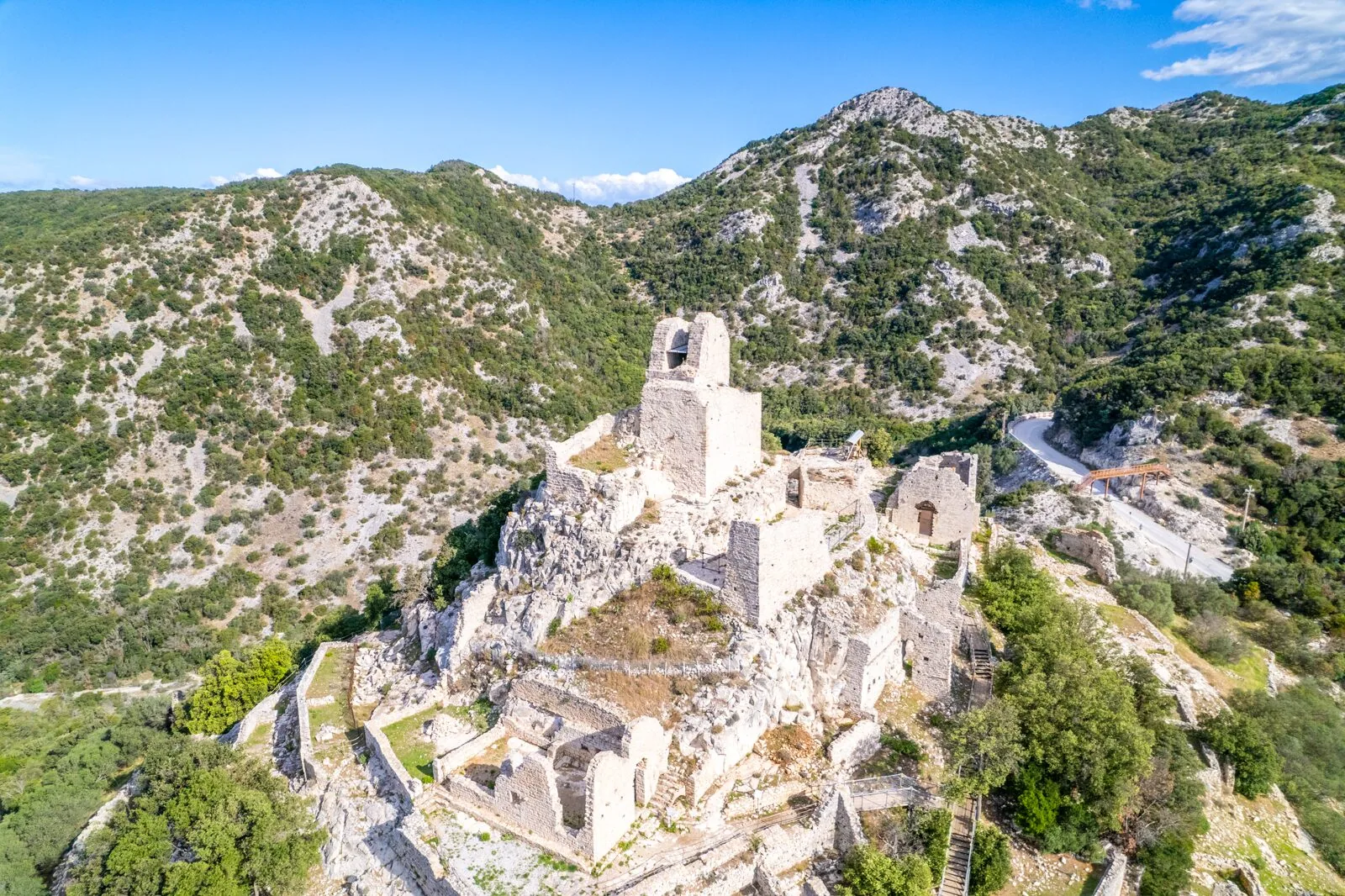 Die Burg von oben