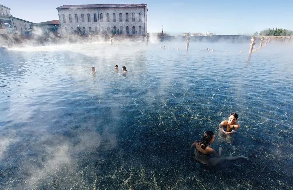 Das Thermalwasser des Calidario