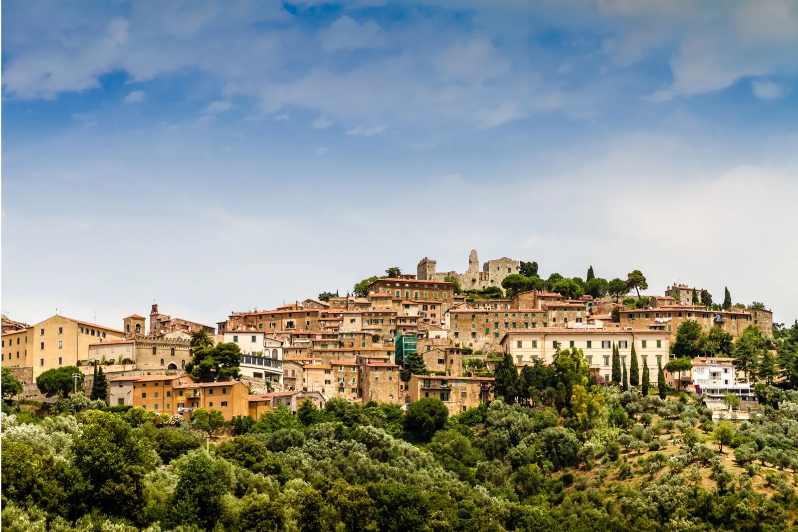Das Dorf Campiglia Marittima