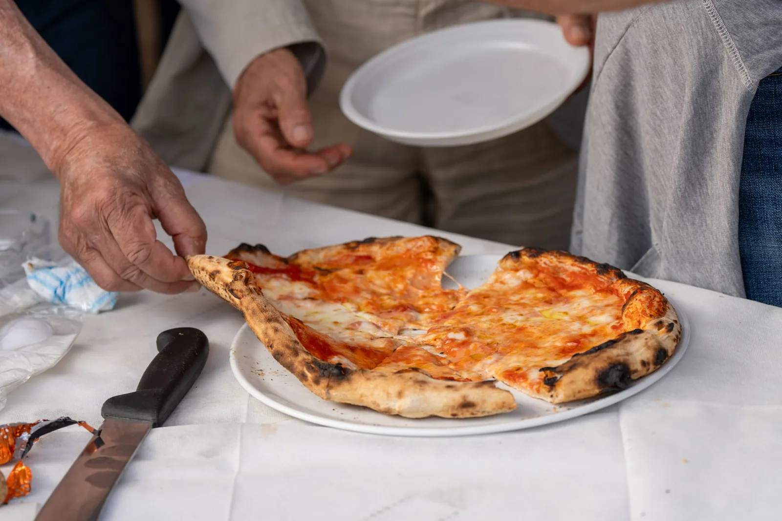 Pizza mit langer Teigführung